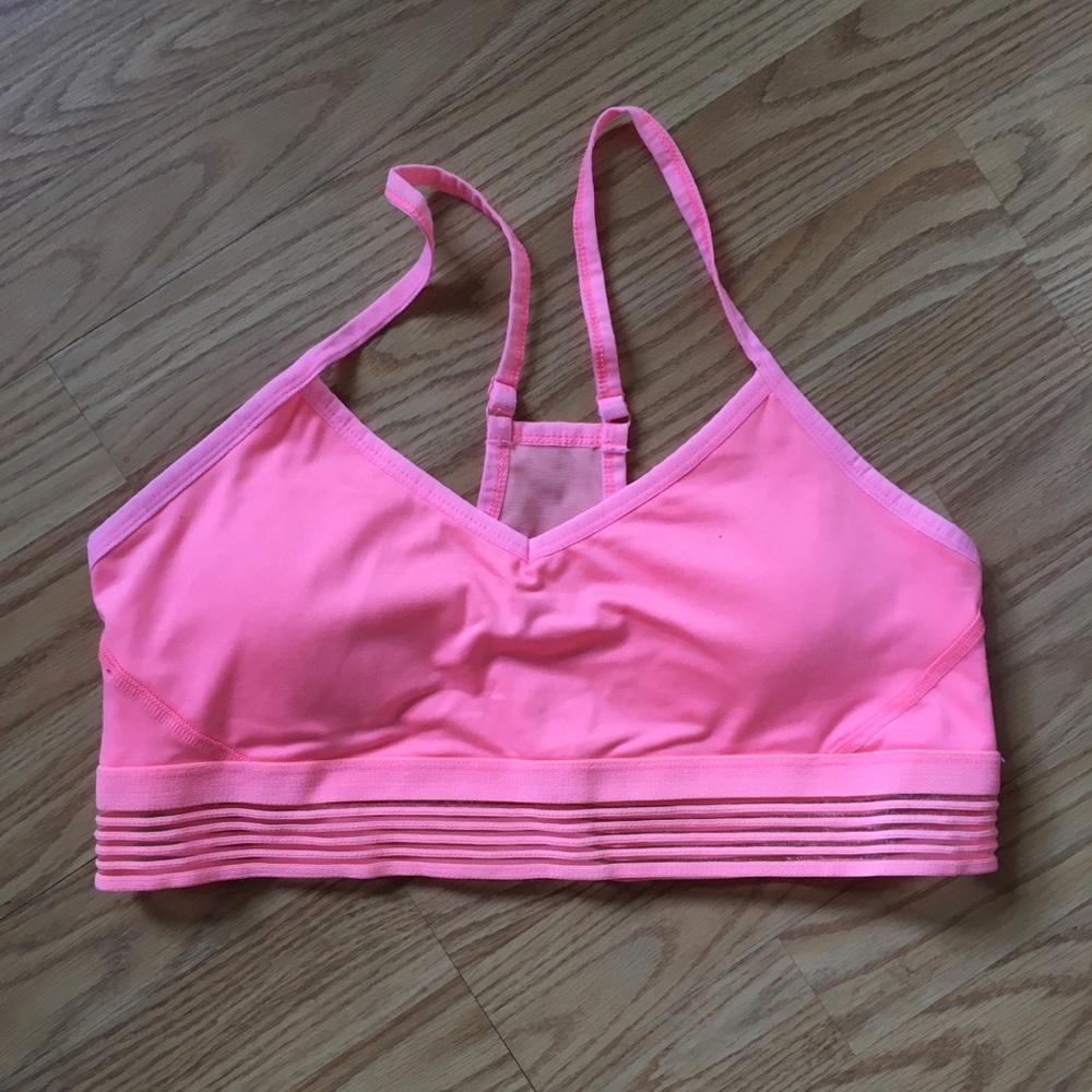 L. Forever 21 Coral Sports bra.